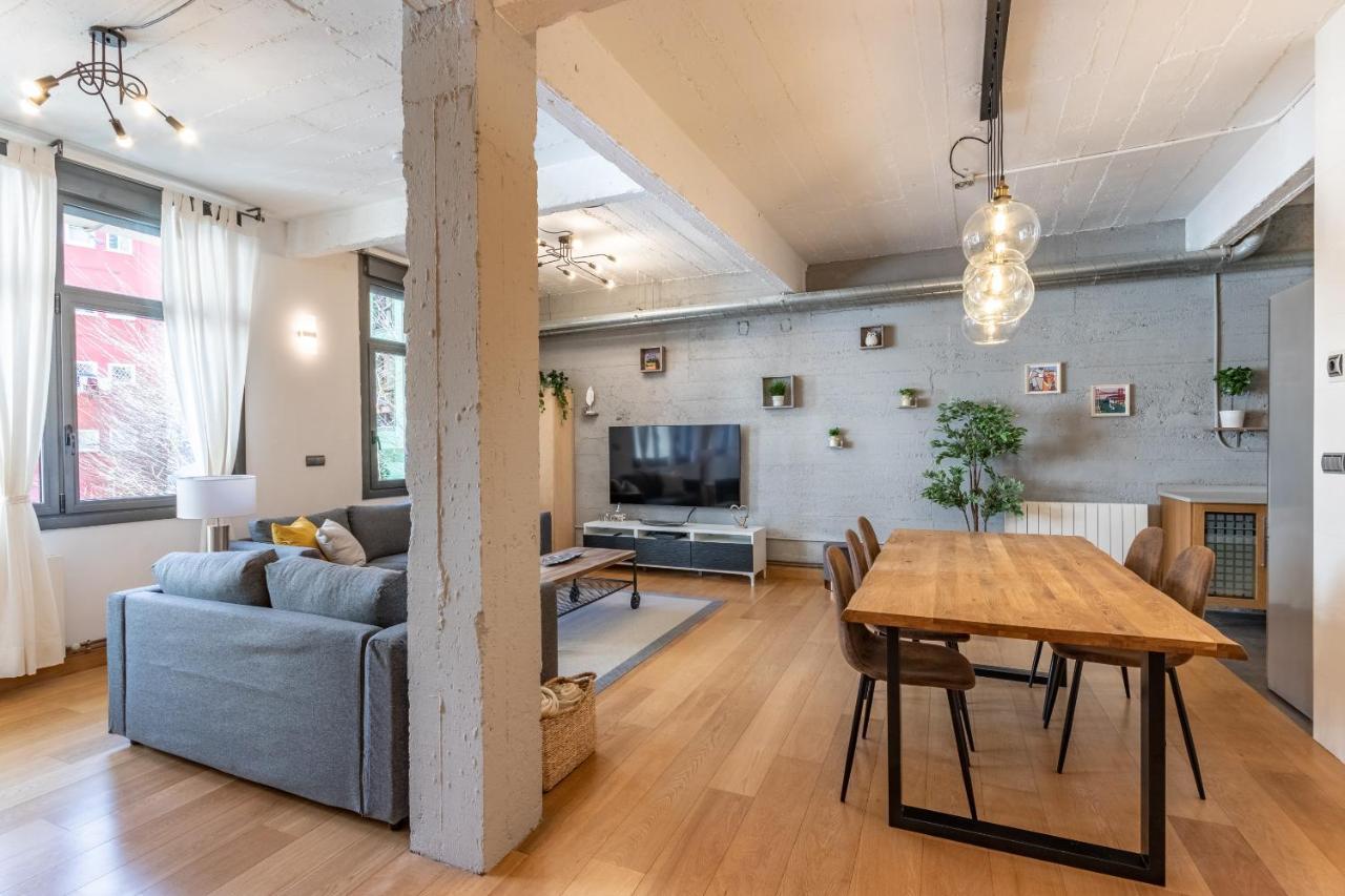 New! Lovely 3-Bedroom Loft In Bilbao Bilbau Exterior foto