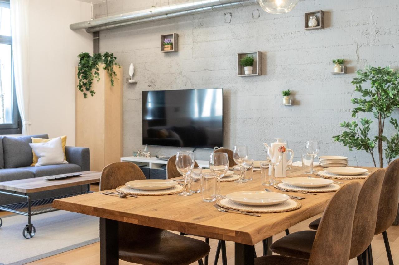 New! Lovely 3-Bedroom Loft In Bilbao Bilbau Exterior foto